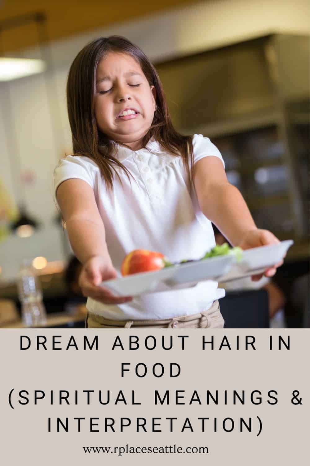 Dream of Hair in Food  