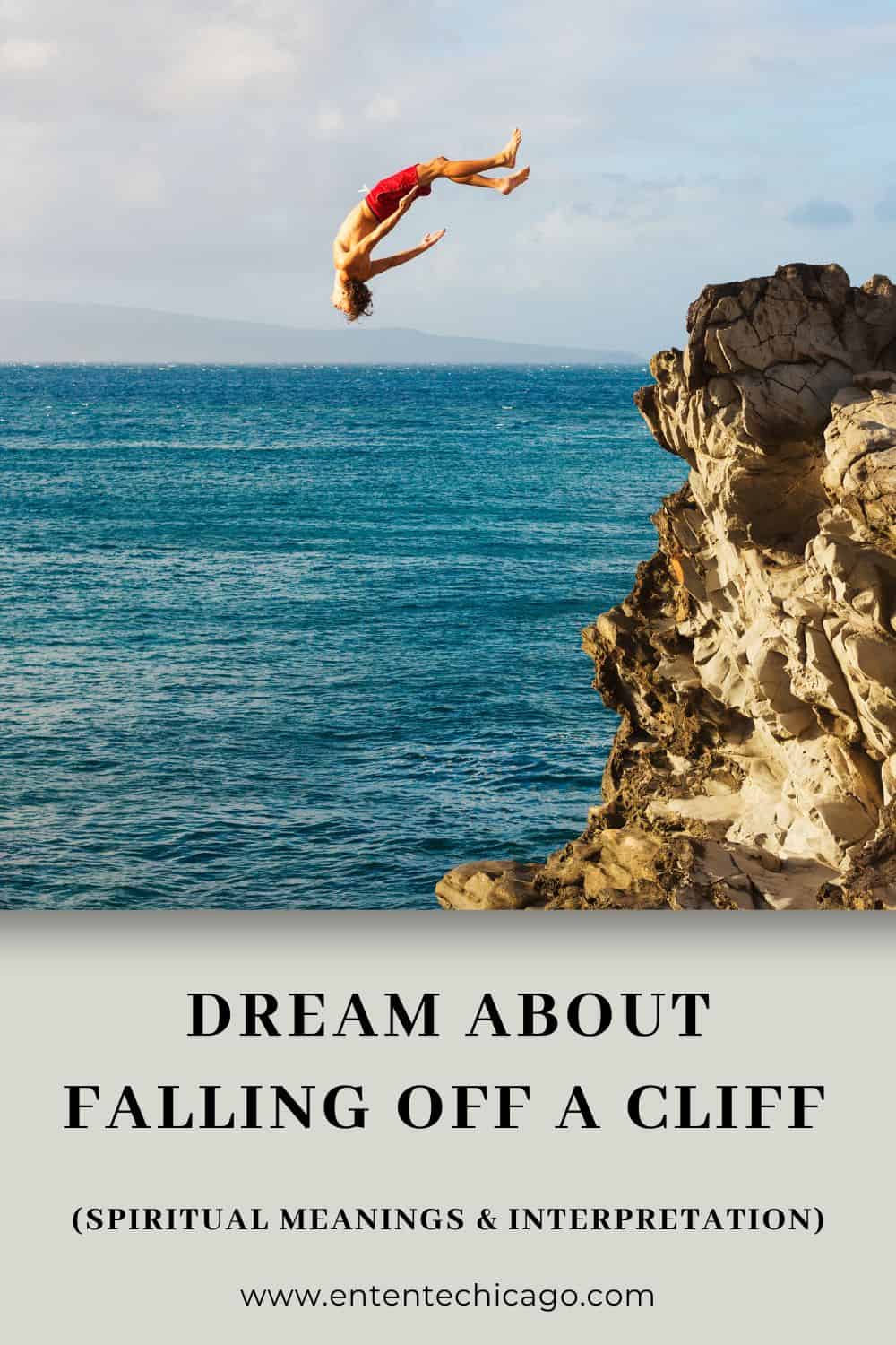 What does it mean when you dream about falling off a cliff